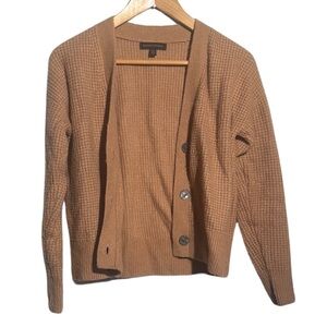 Banana Republic Tan Open Front Cardigan